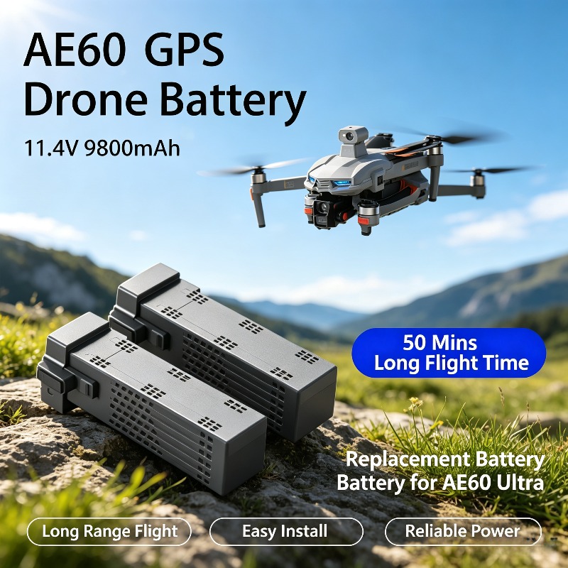 Drone Battery Li-Ion - แบตเตอรี่โดรน AE60 GPS 11.4V 9800mAh สำหรับโดรน