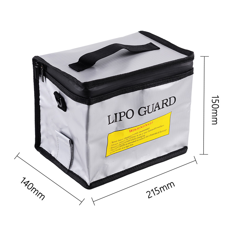 Drone Battery Bag - ถุงนิรภัยแบตเตอรี่ RC Li ถุงกันไฟลิเธียมโพลิเมอร์ ป้องกันการระเบิด กันน้ำ