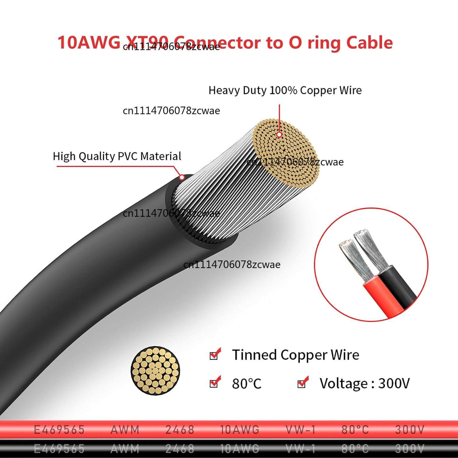สายเคเบิล ZOCI-XT90 พร้อมขั้วต - Drone Battery Connector บทวิจารณ์และราคา