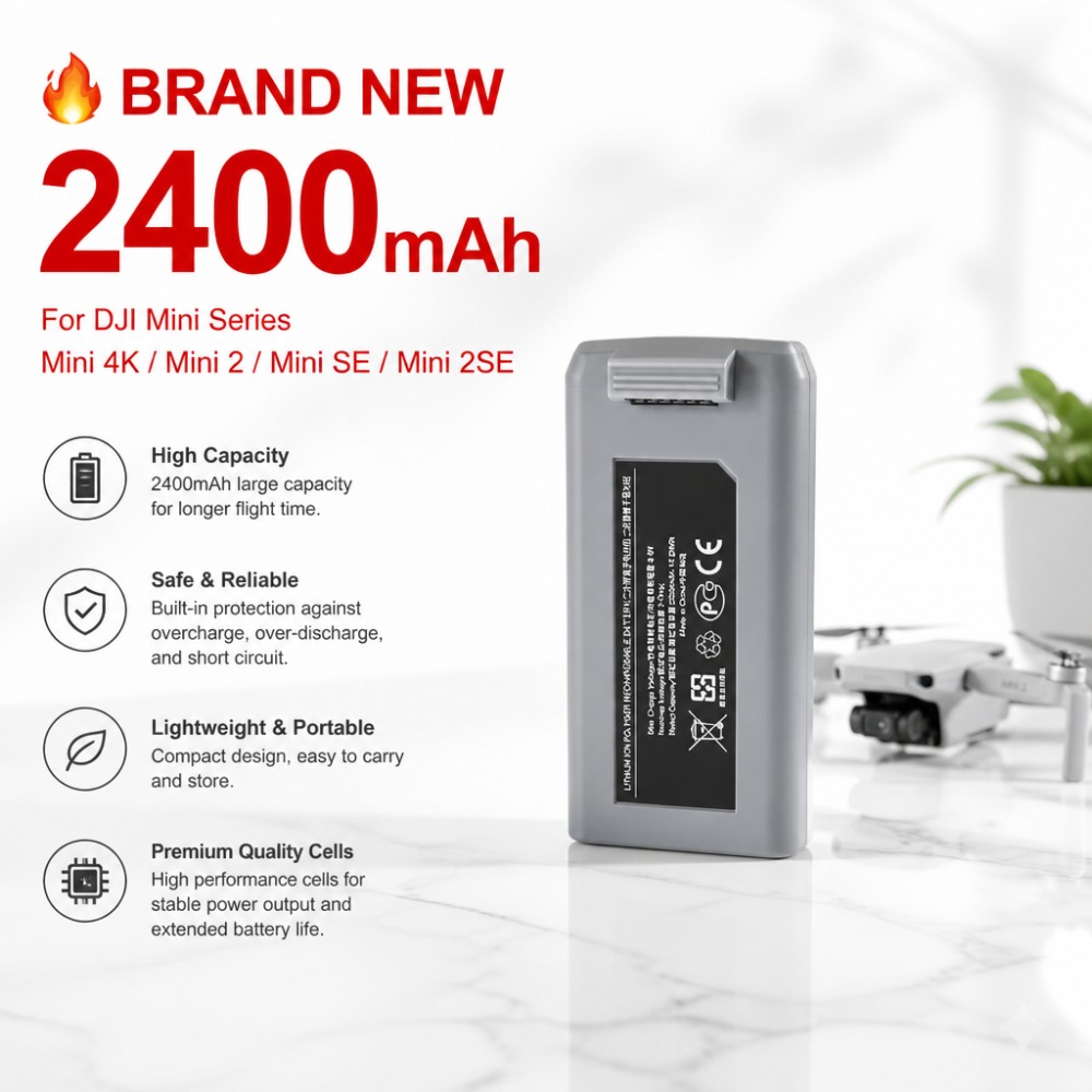แบตเตอรี่ 2400mAh สำหรับ DJI M - Drone Battery Smart บทวิจารณ์และราคา