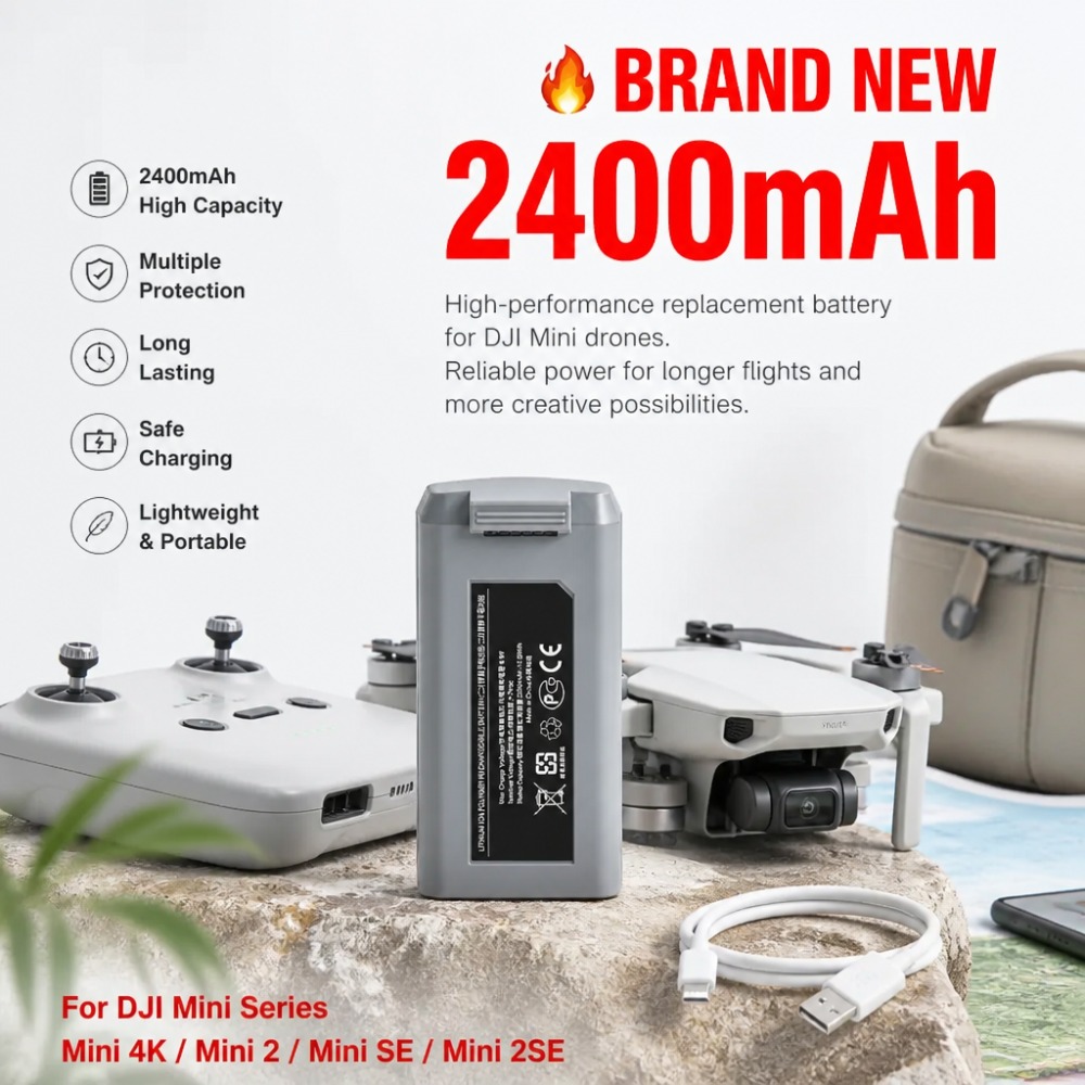 แบตเตอรี่ 2400mAh สำหรับ DJI M - Drone Battery Smart บทวิจารณ์และราคา