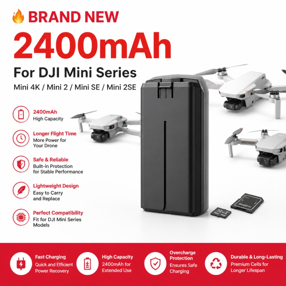 แบตเตอรี่ 2400mAh สำหรับ DJI M - Drone Battery Smart บทวิจารณ์และราคา